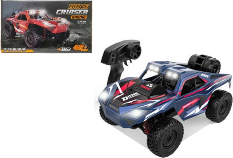 Terepjáró RC autó 4x4 távirányítóval és tölthető akkumulátorral