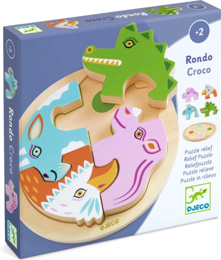 DJECO fa berakós puzzle Rondo Croco
