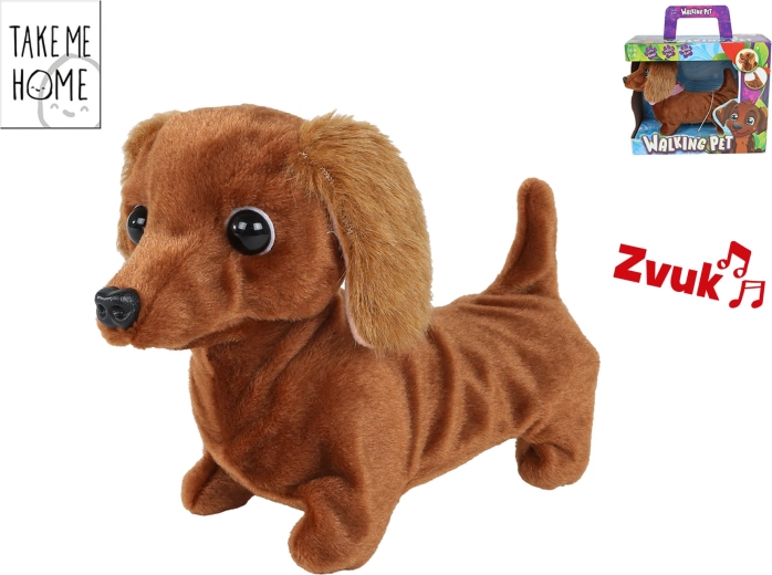 Plüss tacskó Take Me Home – interaktív játék gyerekeknek