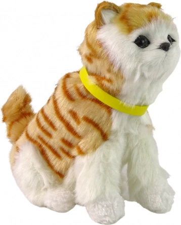 Interaktív plüss kandúr fej- és farokmozgással