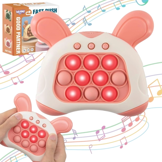 Woopie elektronikus Pop It stresszoldó játék nyuszifülekkel