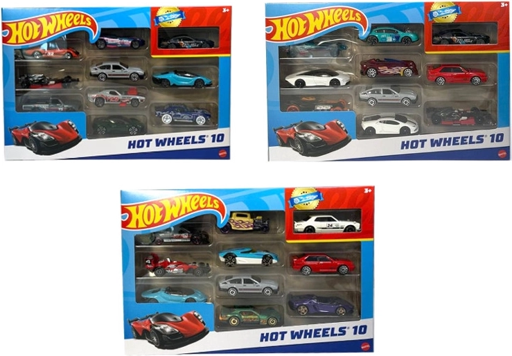 Hot Wheels kisautó szett 10 db