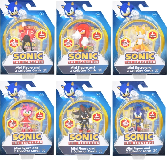 Sonic minifigura 2 gyűjtőkártyával