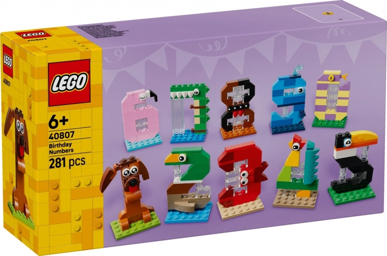 LEGO Iconic születésnapi számok
