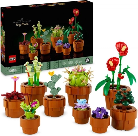 LEGO Botanicals kis növények 10329 – dekoratív szobanövények építőkockákból