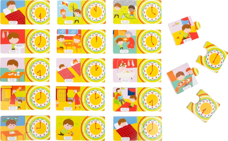 Small Foot Fa puzzle Óra