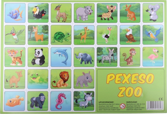 Pexeso ZOO - Társasjáték