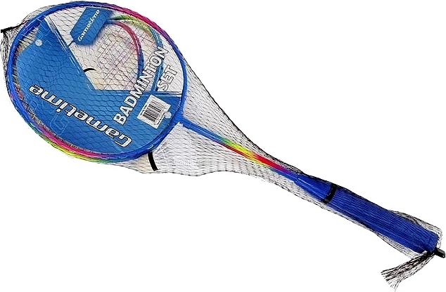 Fém tollaslabda ütő 64 cm-es, tollaslabdával