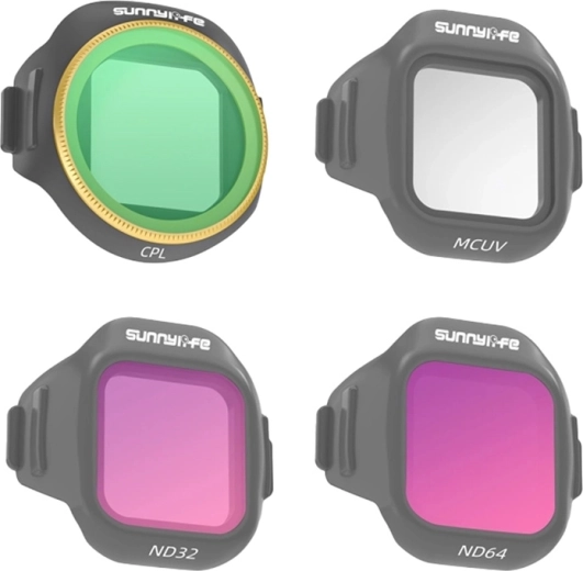 SUNNYLIFE MCUV, CPL, ND32 és ND64 szűrőkészlet DJI MINI 5 Pro-hoz