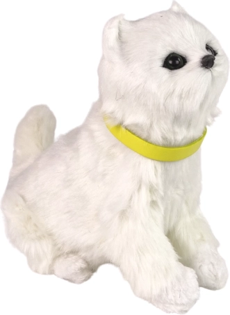 Interaktív plüsscica – nyávog, mozgatja a fejét és a farkát