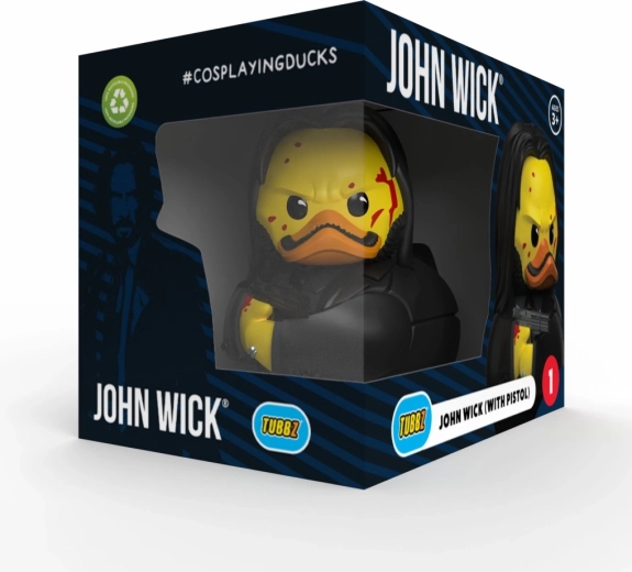 TUBBZ gyűjtői kacsácska John Wick pisztollyal