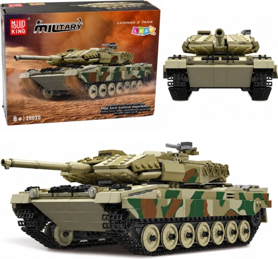 RC tank Leopard távirányítós építőkészlet (1100 darab)