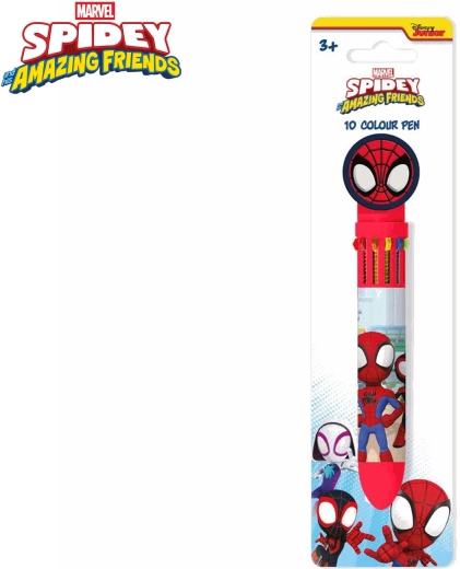 Többszínű toll 3D Spidey topperrel – 10 szín
