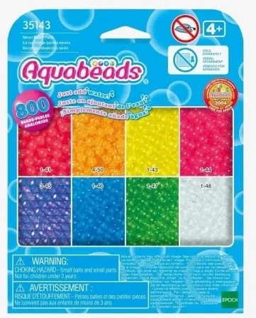 Aquabeads neon utántöltő gyöngyök