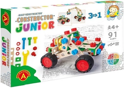 Alexandra Junior kis konstruktőr 3 az 1-ben terepjáró járművek