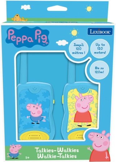 Peppa malac gyerek walkie-talkie, 120 m hatótávval