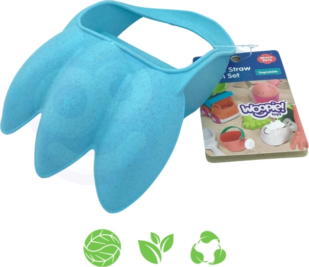 Woopie Green homokgereblye és lapát biológiailag lebomló anyagból