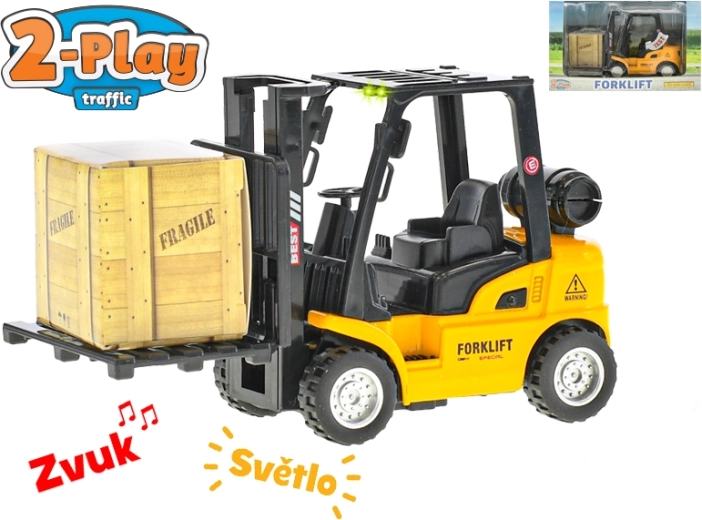 2-Play Traffic targonca 14 cm fénnyel és hanggal