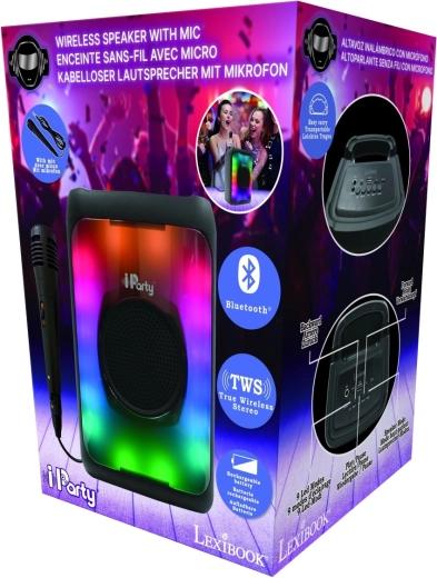 Lexibook Bluetooth karaoke hangszóró mikrofonnal