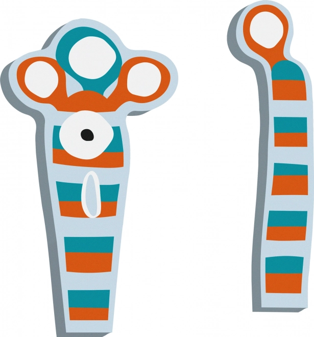 Small Foot ABC szörnyecske Reese – bambusz dekoráció gyerekszobába