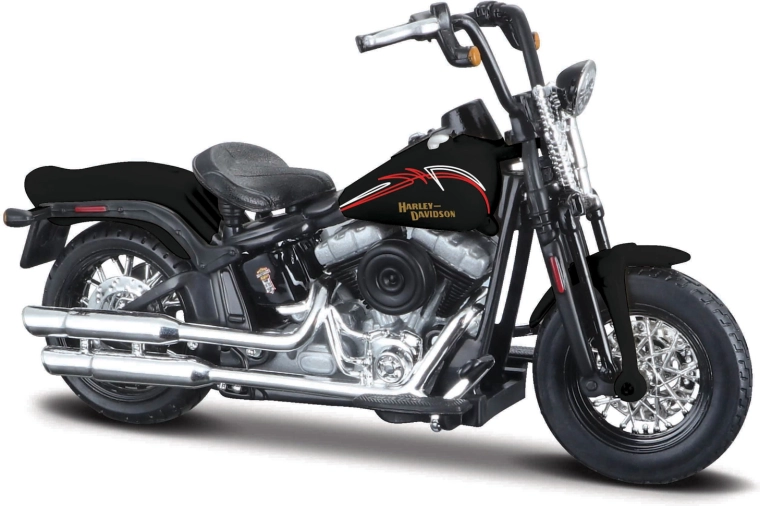 Maisto Harley-Davidson 2008 FLSTSB Cross Bones motorkerékpár-modell 1:18