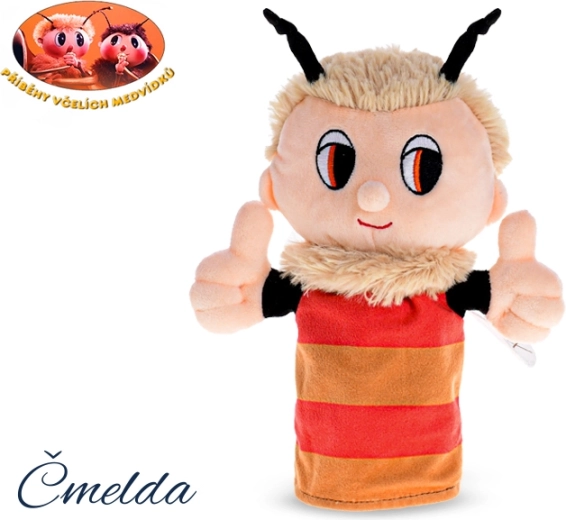 Plüss kézibáb Zmolda – A mézmacik történetei, 24 cm