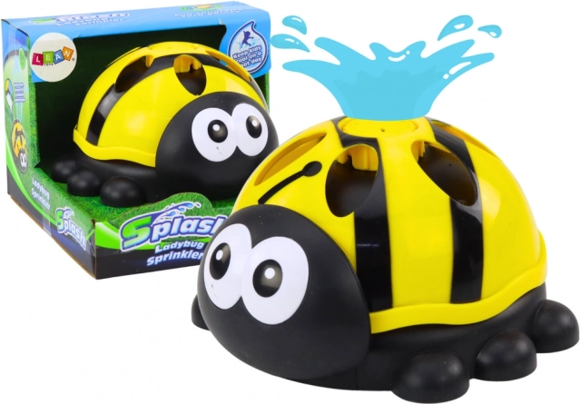 Kerti permetező Katica Vízi szökőkút Sárga