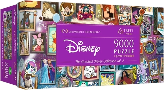 Trefl Disney puzzle 9000 darab The Greatest Disney Collection Vol. 2