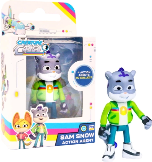 Zwierzęce Zagadki Sam Snow figura 8 cm The Creature Cases - 1 db
