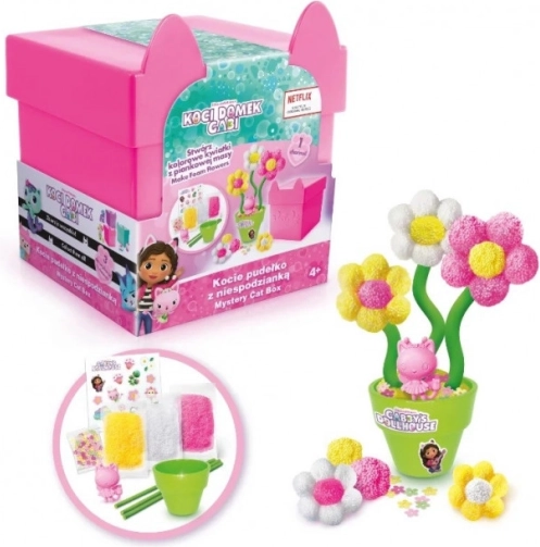 Gabi cicaháza formázó gyurma – Meglepetés doboz cicáknak, rózsaszín (habos gyurma)