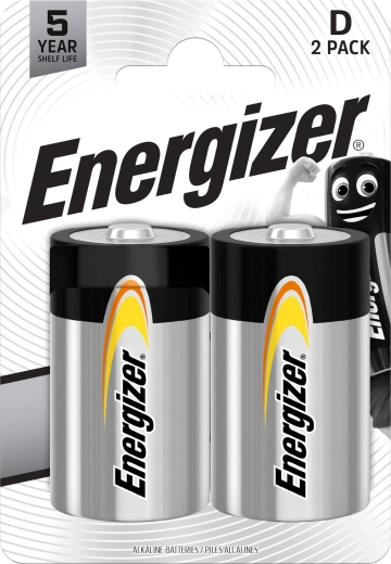 Energizer Everyday D alkáli elemek, 1,5 V (2 db)