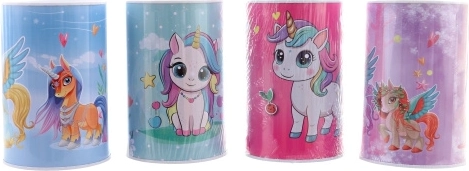 Fém persely egyszarvúval