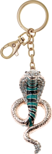 Arany kígyó kulcstartó