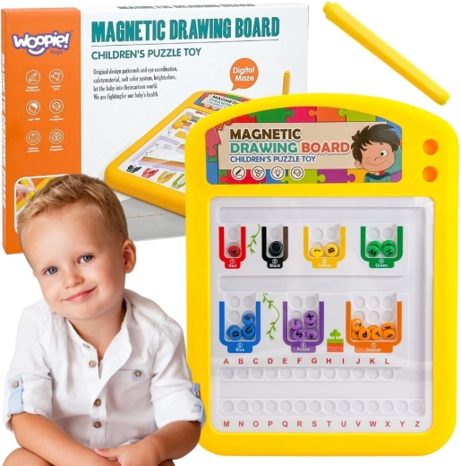 Woopie mágneses oktatótábla ábécével