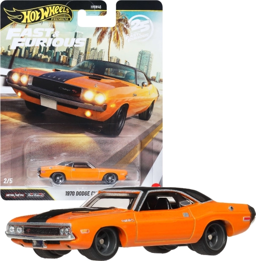 Hot Wheels Premium Fast & Furious 1970 Dodge Challenger R/T - 1 db