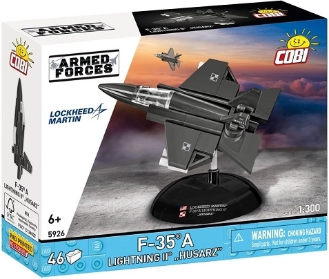 Cobi Armed Forces Lockheed Martin F-35A Lightning II Husarz repülőgépmodell