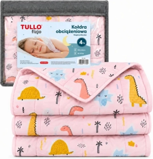 Tullo szenzomotoros súlyozott takaró gyerekeknek 4 kg rózsaszín - 1 db