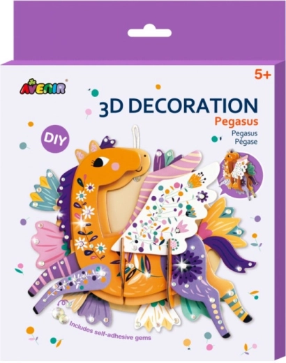 Dekoráció 3D Pegazus