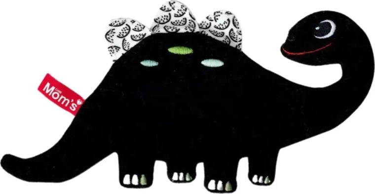 Kontrasztos, zörgős plüss dinoszaurusz babáknak 0+ Mom’s Care