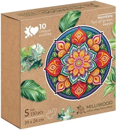 Milliwood Peace Harmony remény mandala – 150 darabos fa puzzle