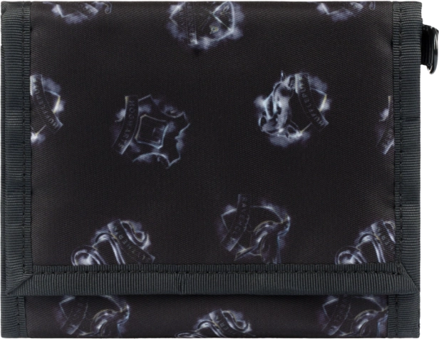 Fekete pénztárca Harry Potter Roxfort mintával