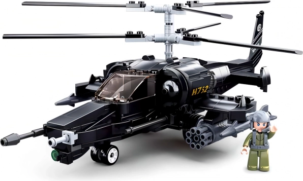 Sluban Ka-50 Fekete Cápa helikopter építőkészlet