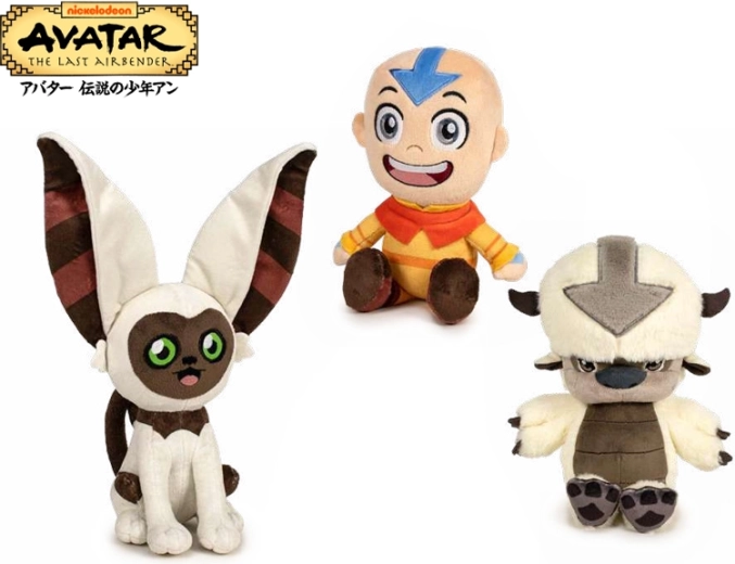 Avatar: Aang legendája plüssfigura 21 cm – Aang, Momo vagy Appa