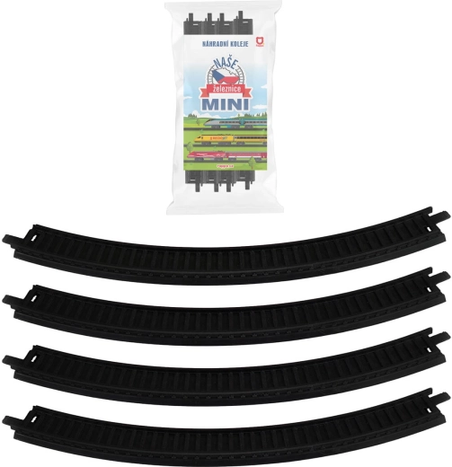 Naše železnice Mini ívelt sínek – 4 db