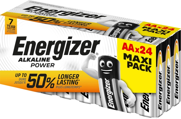 Alkáli elemek AA ENERGIZER Alkaline Power 24 db