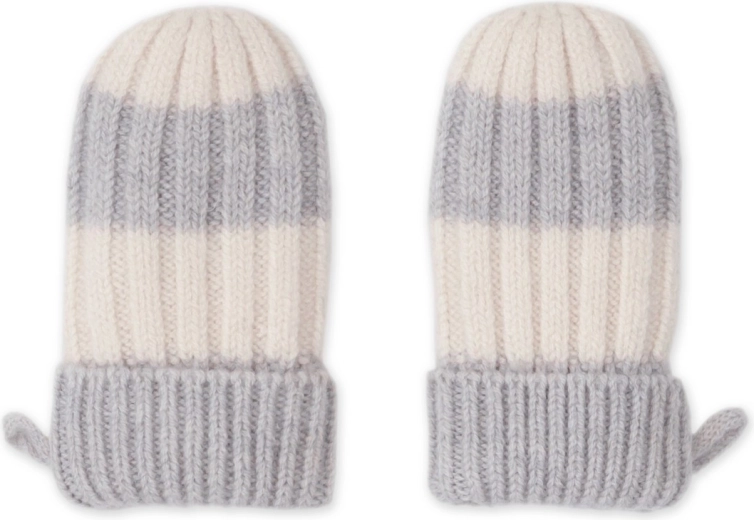 Lodger kesztyű stripe merino storm (0–12 hónap)