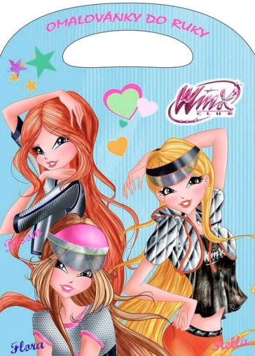 A4-es kézben hordható színező Winx Club Fashion