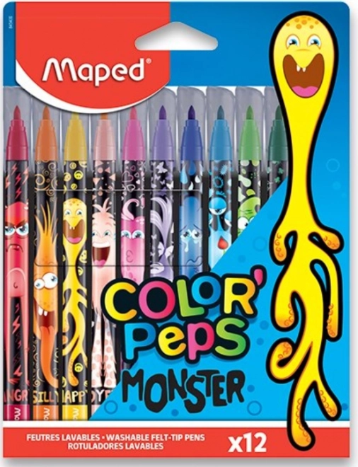 Fixy MAPED Color'Peps Monster, 12 színű készlet