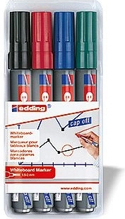 Edding 250 fehértábla-filcek – 4 darabos készlet