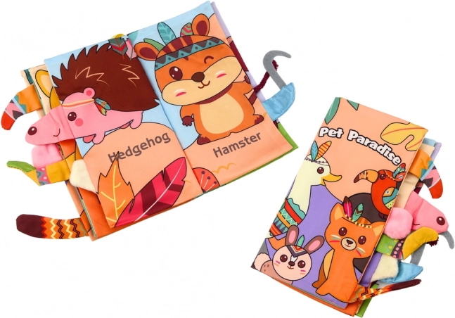 Puha susogó oktató erdei állatos könyv